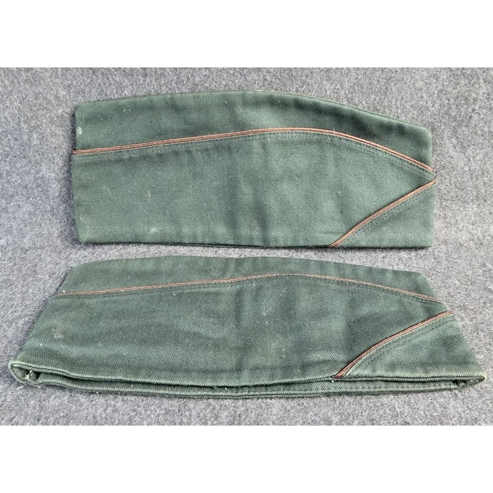 2 - Vintage Explorers Sanforized Garrison Hat LARGE Size Boy Scouts BSA